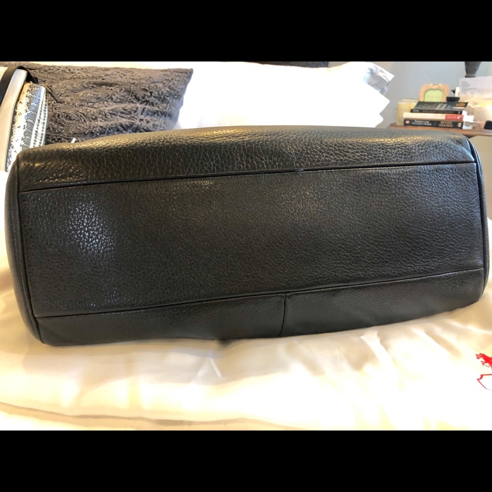 Coach Madison Kimberly Black Leather Hand Bag - Picture 5 of 6
